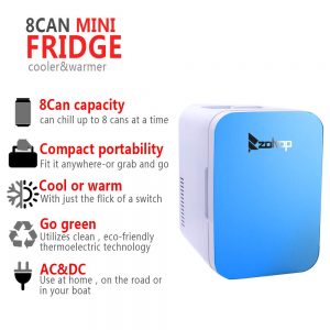 8-Can mini fridge